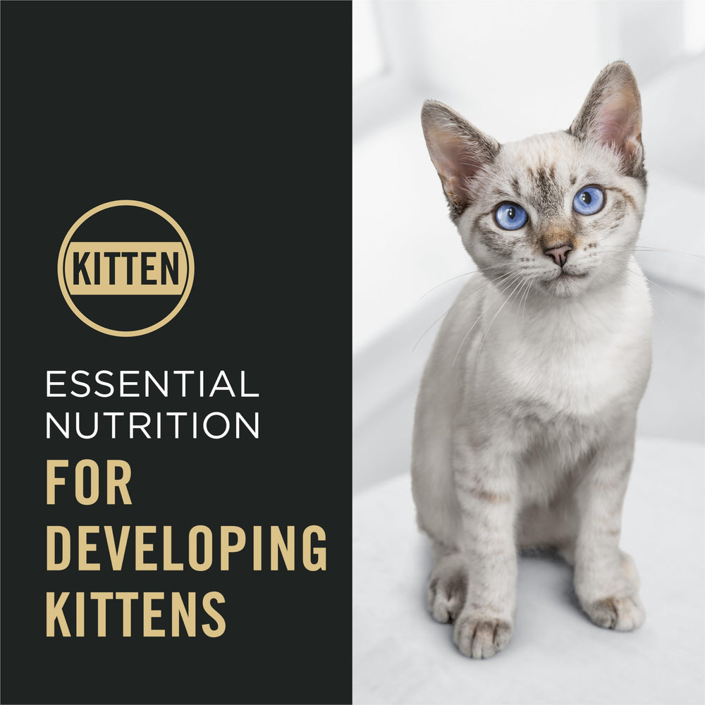Purina Pro Plan dha-brain-vision supports cognitive development and alertness.