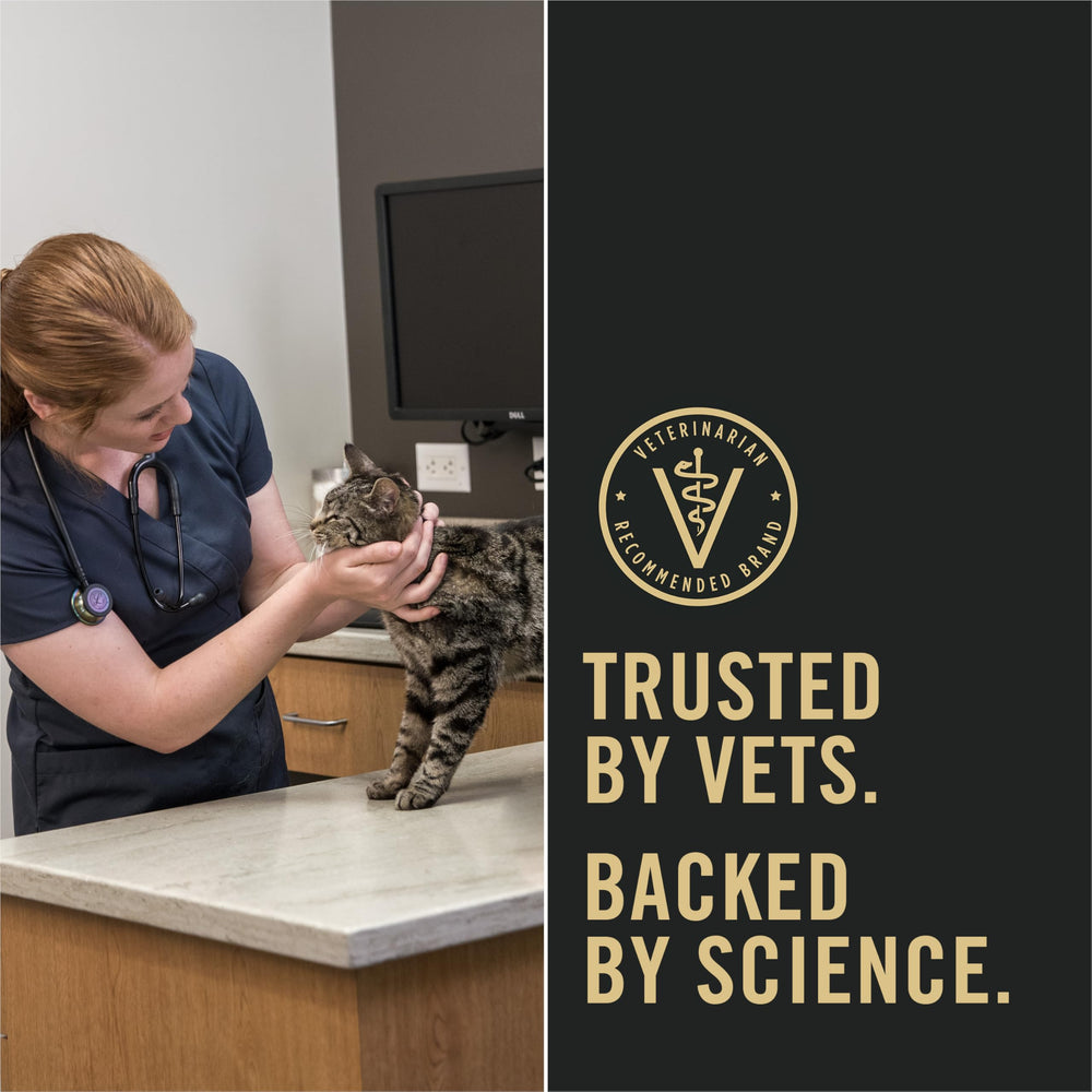 Purina Pro Plan LiveClear minerals support strong bones and teeth.