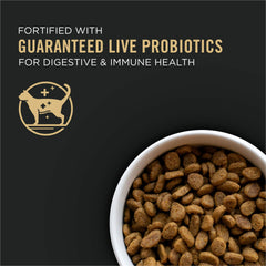 Purina Pro Plan LiveClear Senior 7+ bag back with senior nutrition details