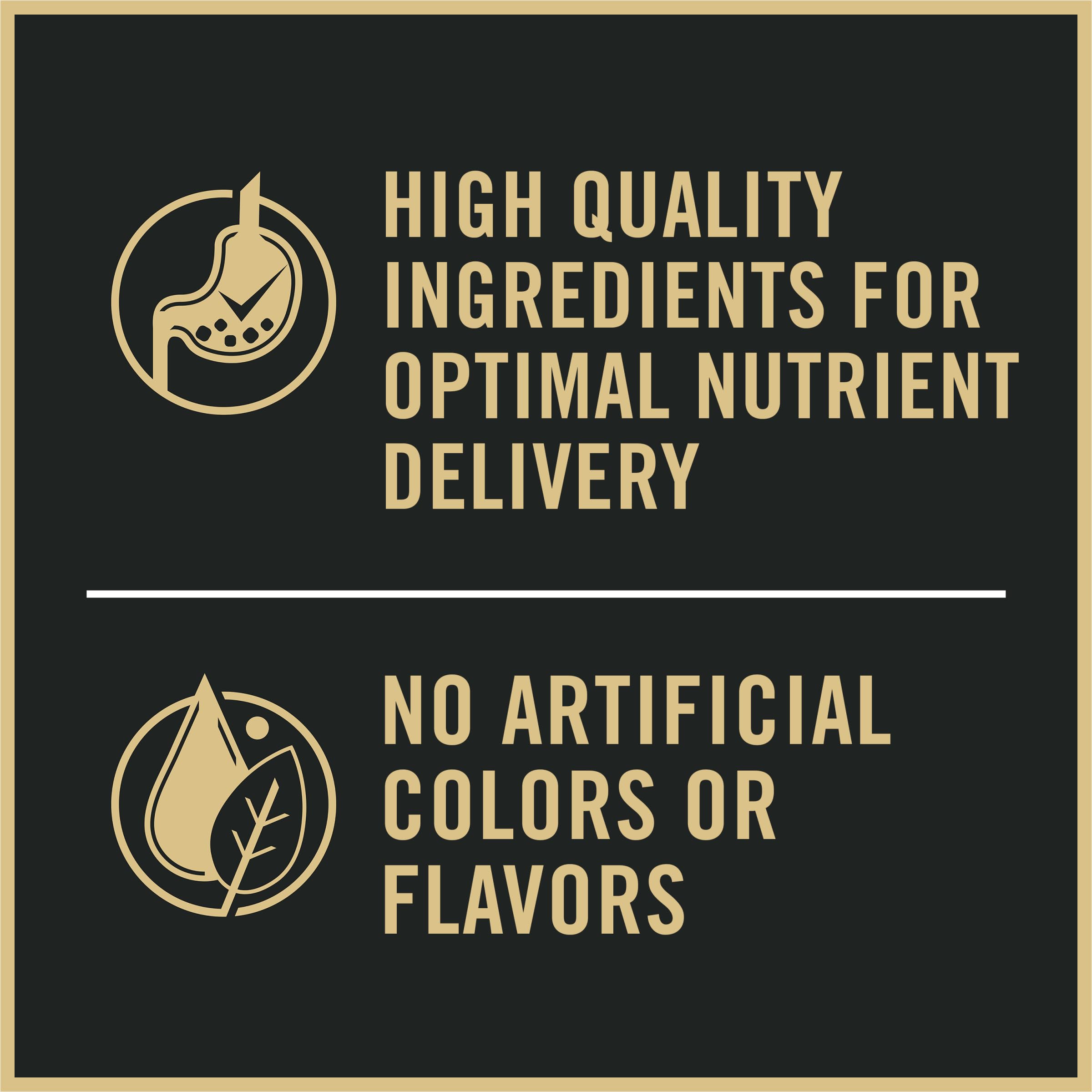 Purina Pro Plan no artificial colors or flavors.