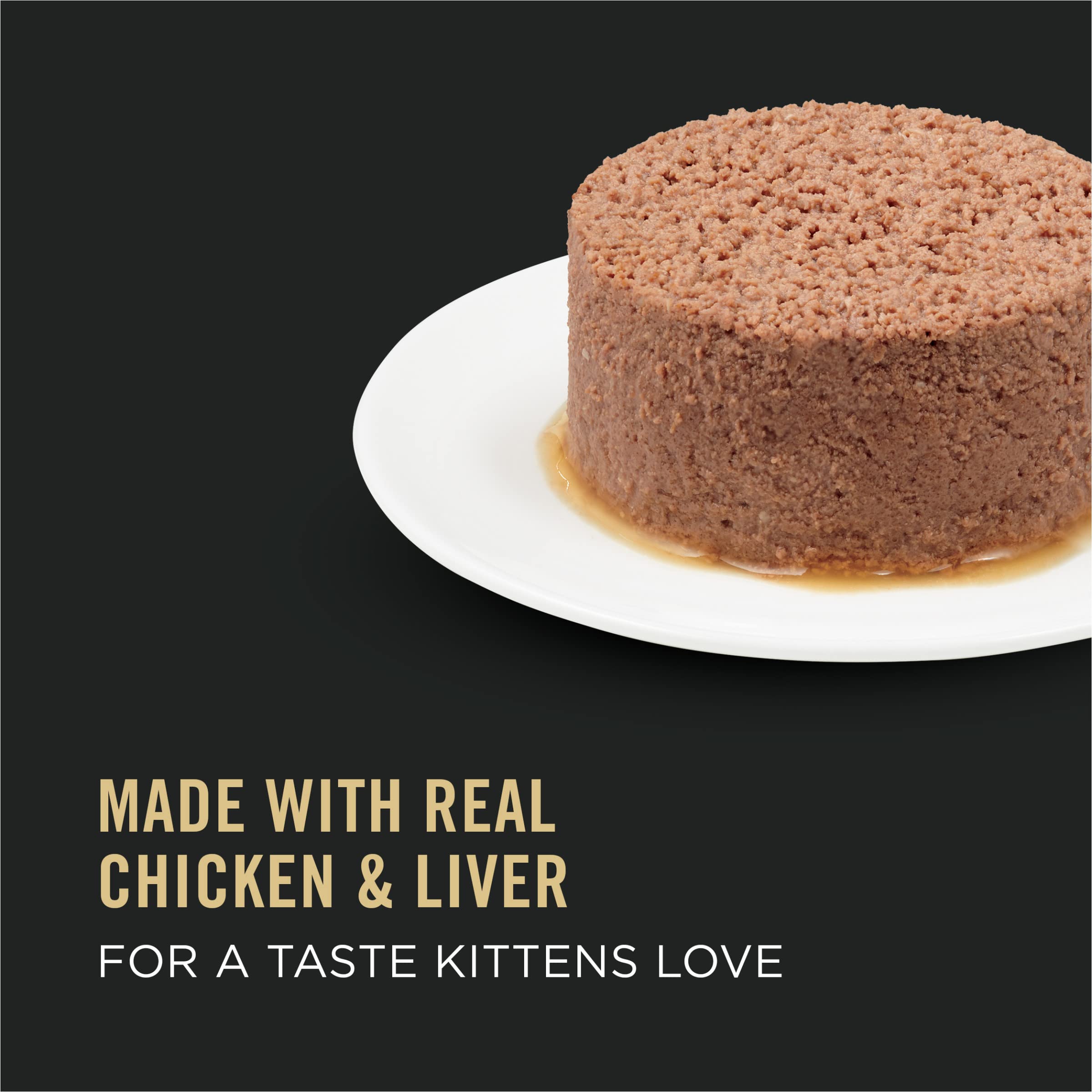 Purina Pro Plan Development closeup texture displaying smooth pate for nibbling