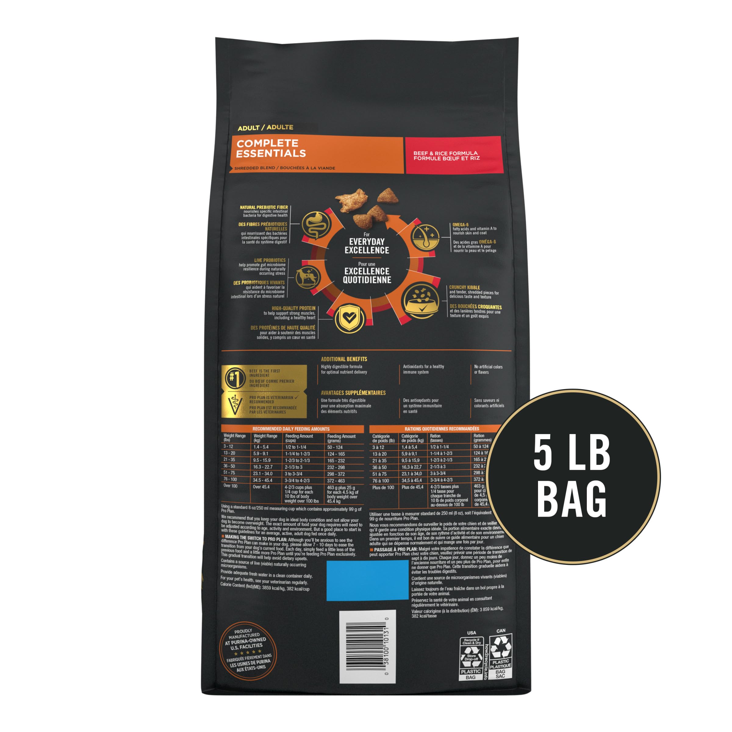 Purina Pro Plan natural prebiotic fiber for digestion support