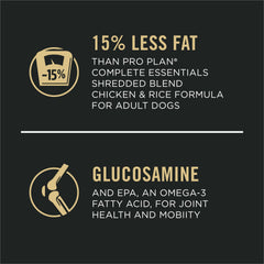 Purina Pro Plan probiotics label indicates digestive and immune health support for dogs.