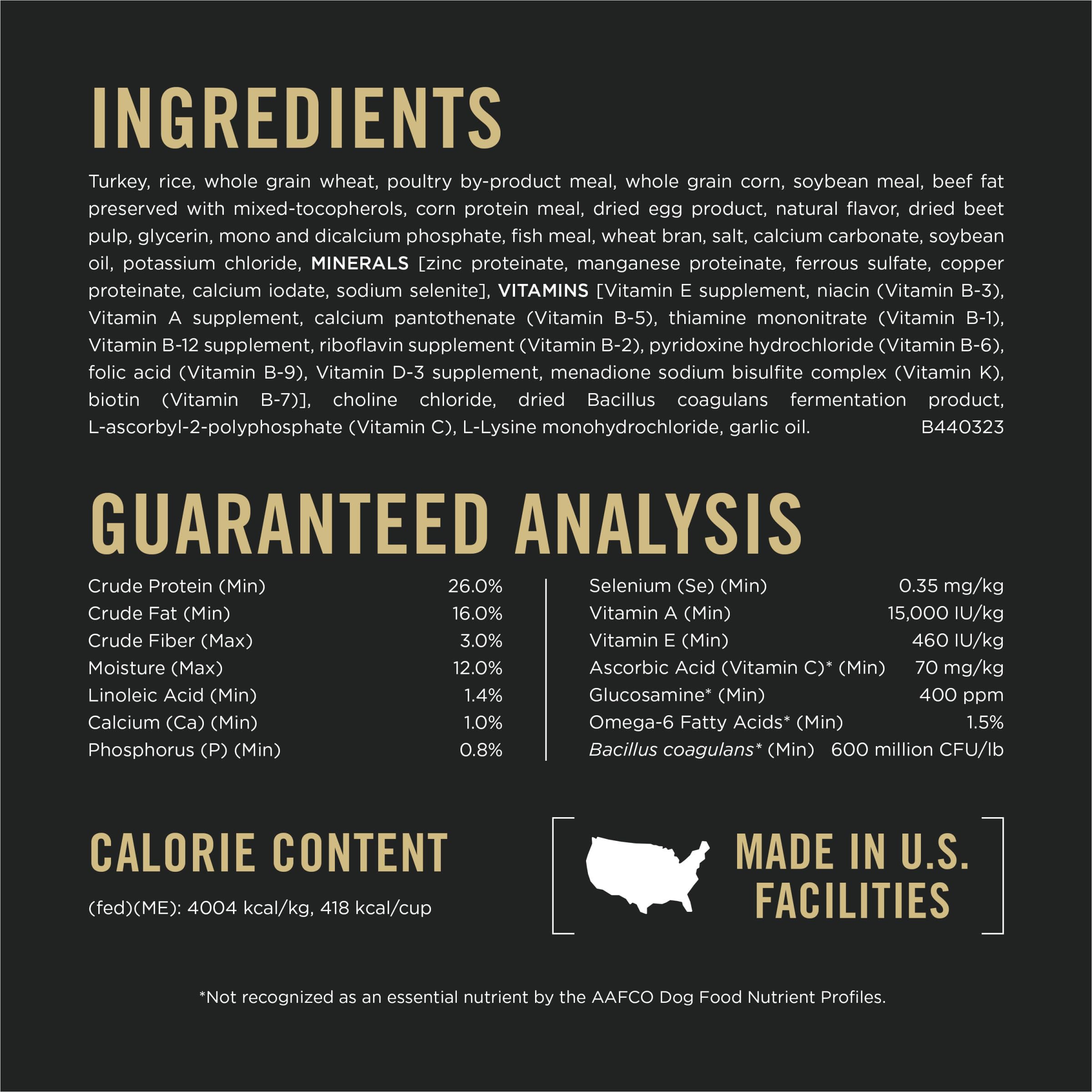 Purina Pro Plan real turkey first ingredient visual.