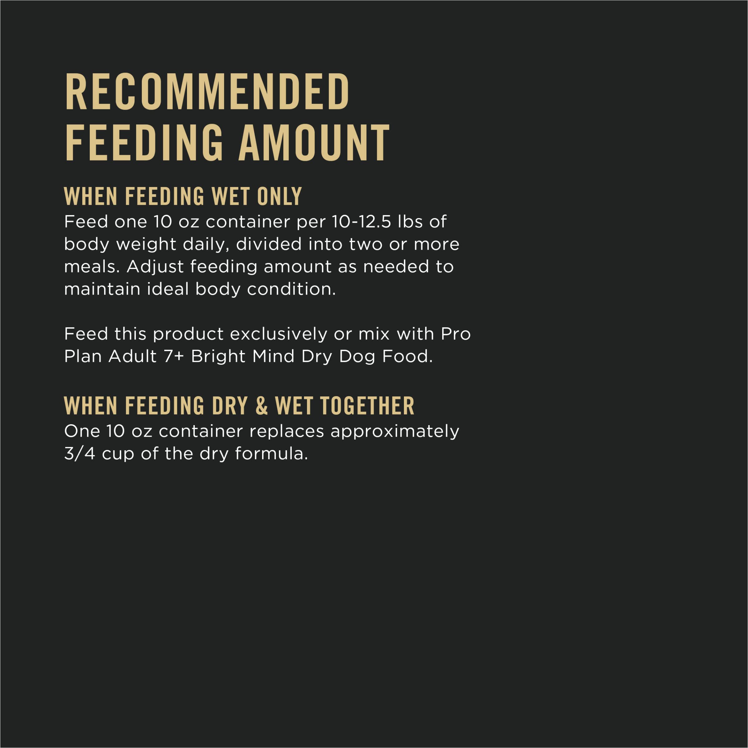 Purina Pro Plan Senior mealtime moment with a happy senior dog enjoying beef and rice entree
