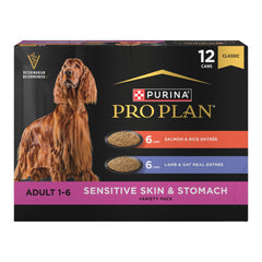 Purina Pro Plan Sensitive Skin and Stomach salmon and rice can promoting gentle digestion