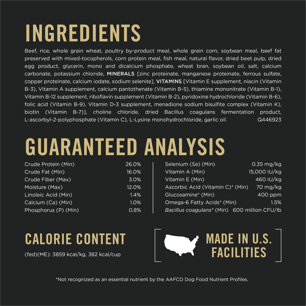 Purina Pro Plan skin and coat nourishment with vitamin A and omega-6