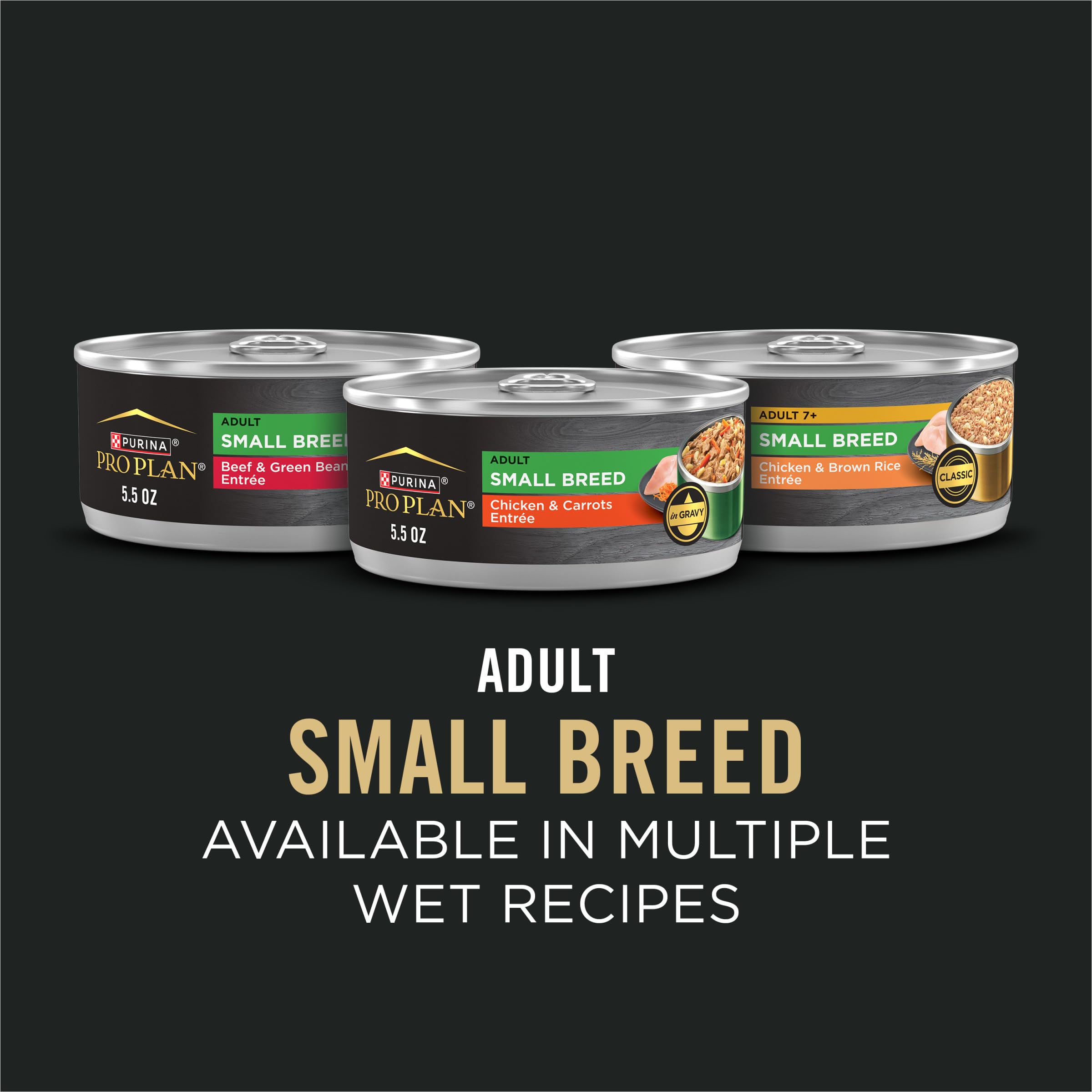 Purina Pro Plan Small Breed probiotics image supports gut microbiome.