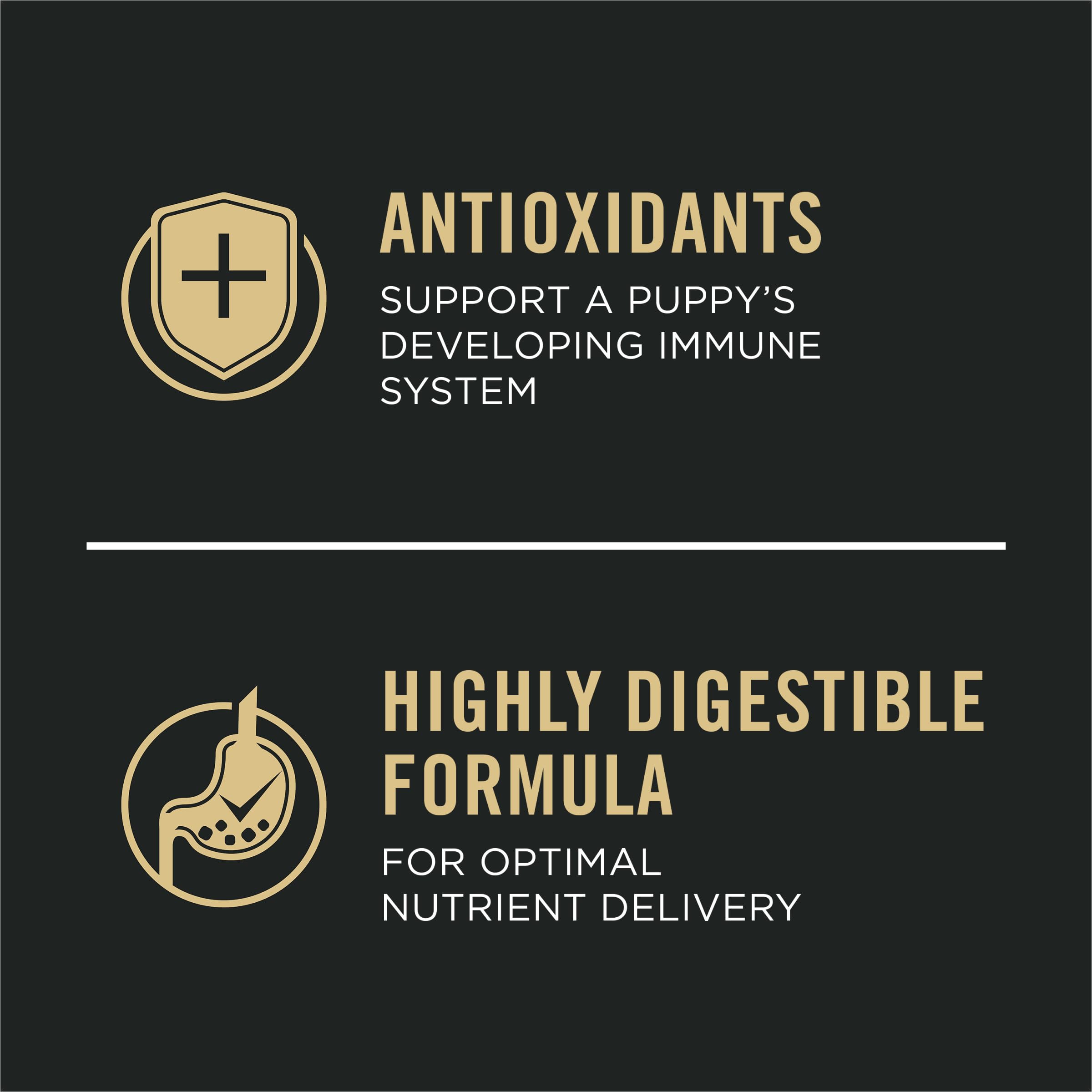 Purina Pro Plan Sport Development Large Breed Puppy antioxidants supporting immune development.