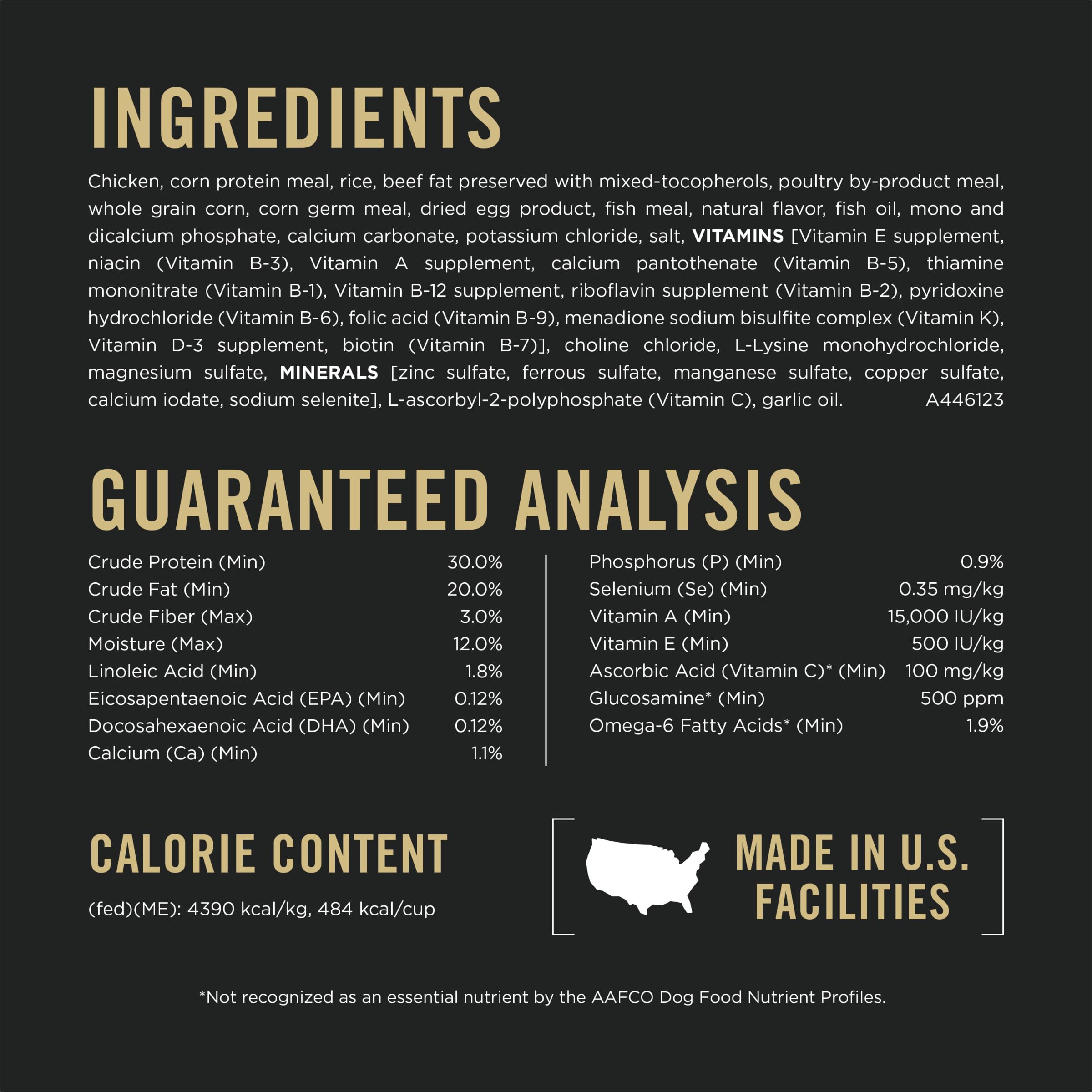 Purina Pro Plan Sport Performance serving in bowl illustrates meal time for energized dogs.