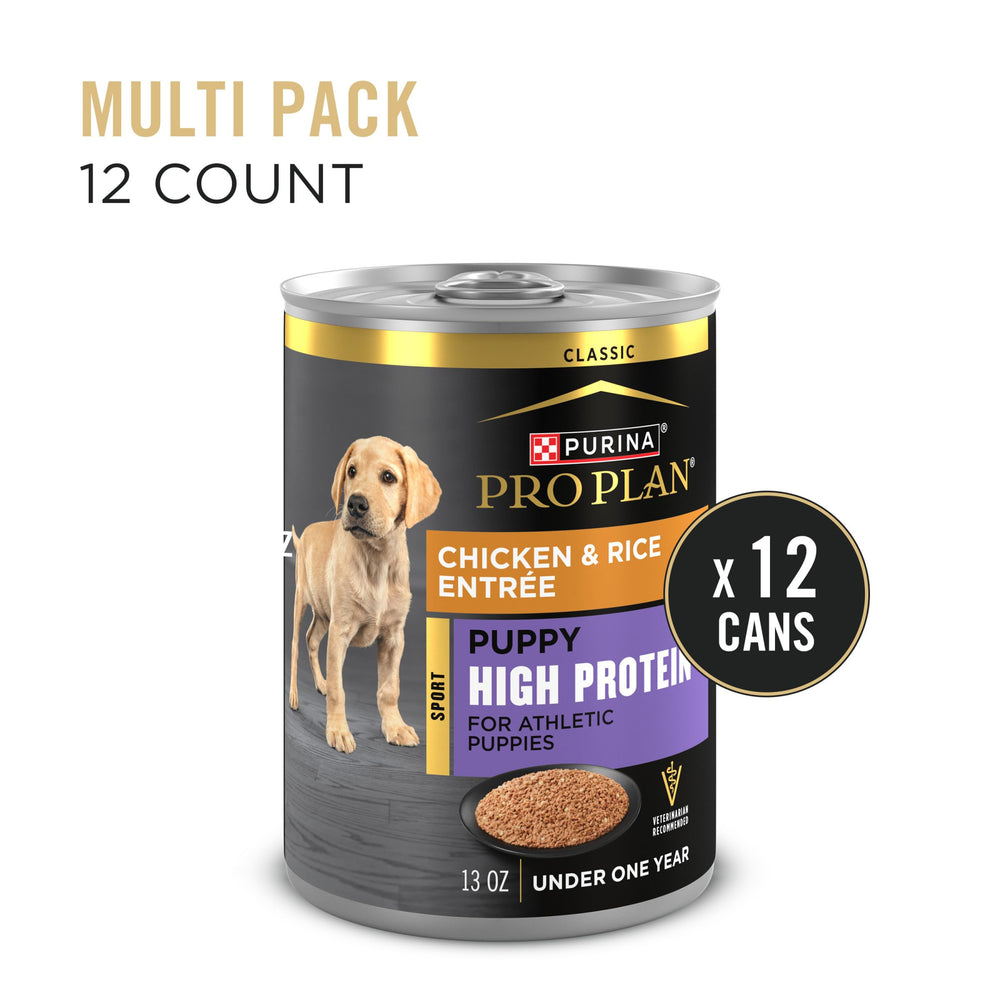 Purina Pro Plan Sport puppy can helps build lean muscle with high protein.