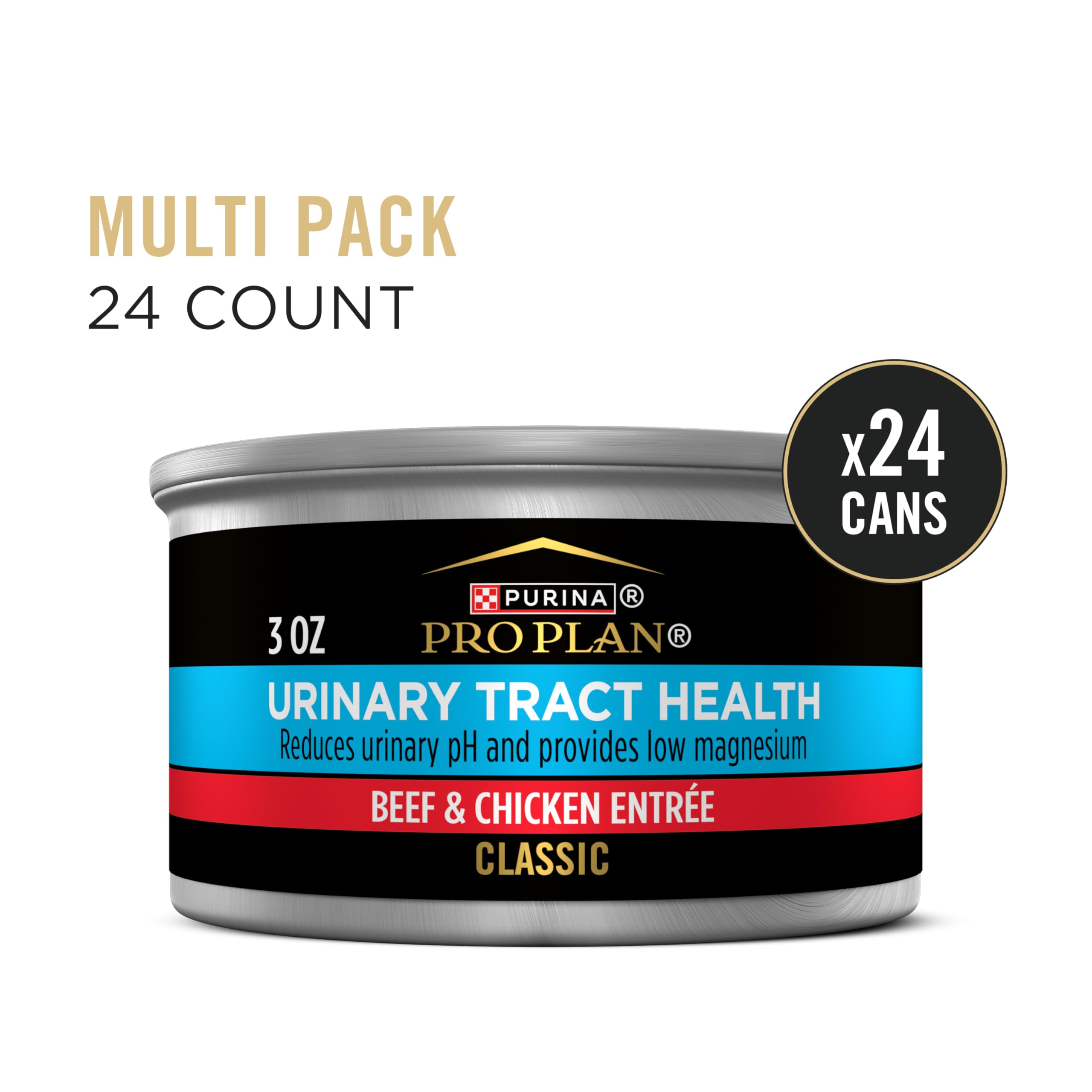 Purina Pro Plan Urinary Tract Health pull-tab can for easy serving.