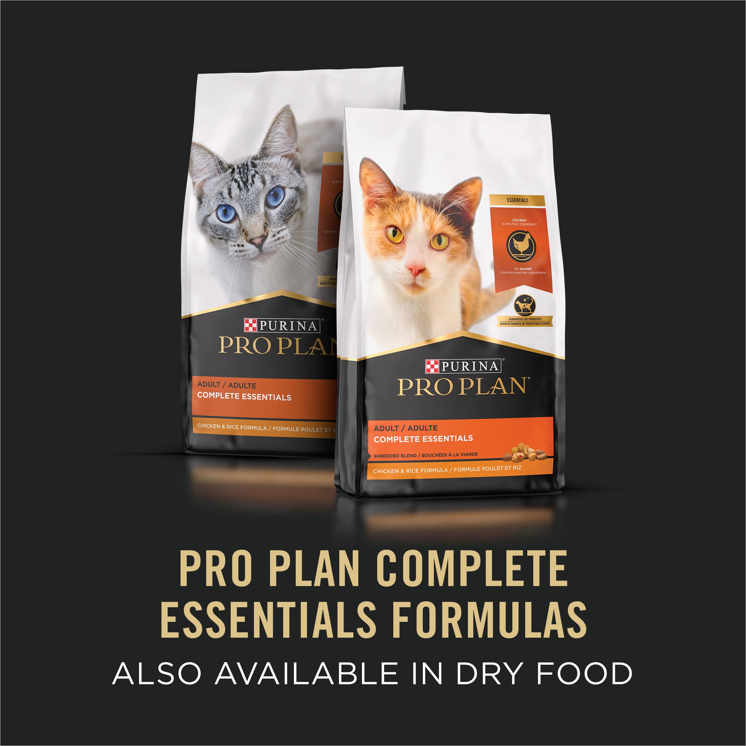 Purina Pro Plan 3 oz can pack of 24 visible