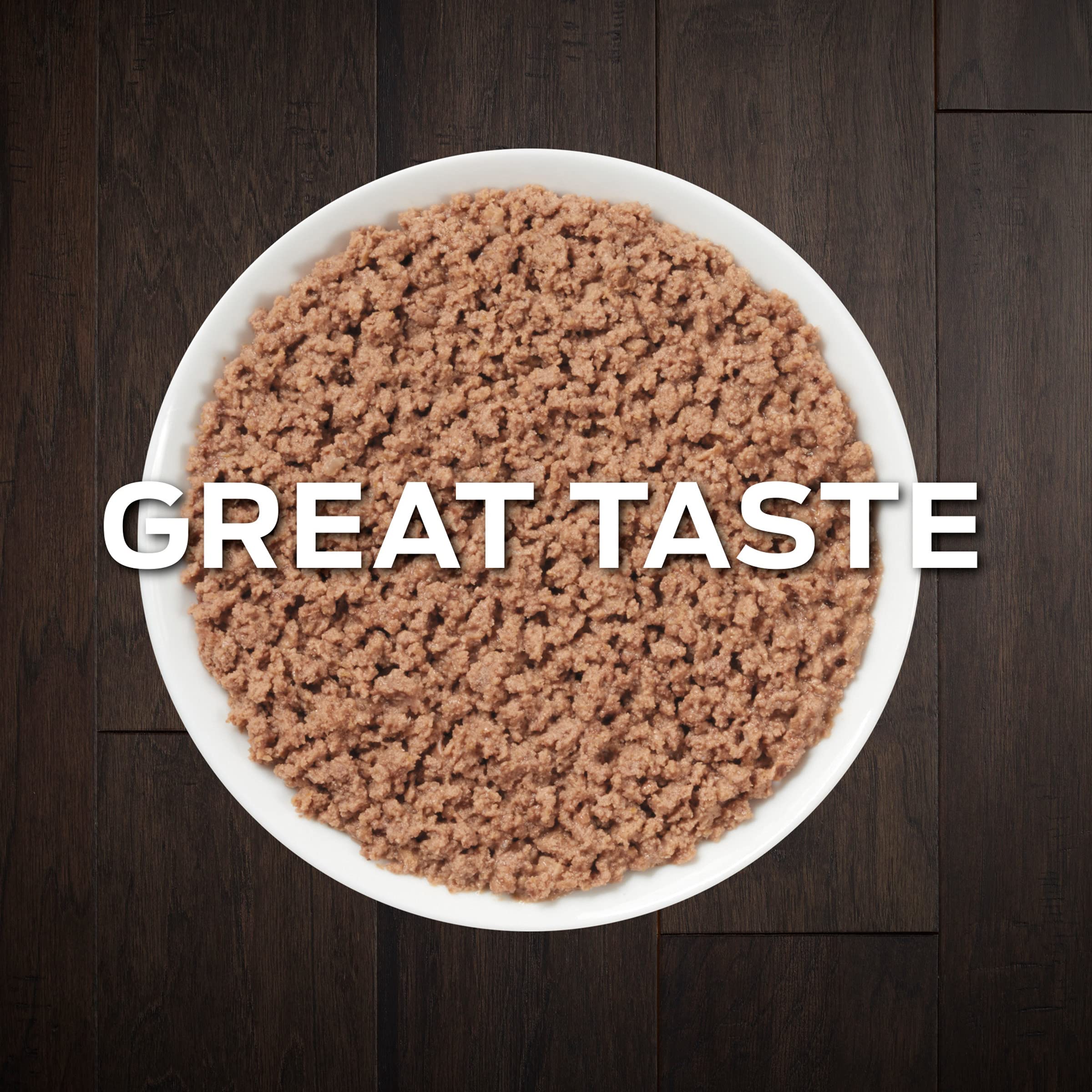 Purina Pro Plan Veterinary Diets DM wet can opened to reveal loaf texture