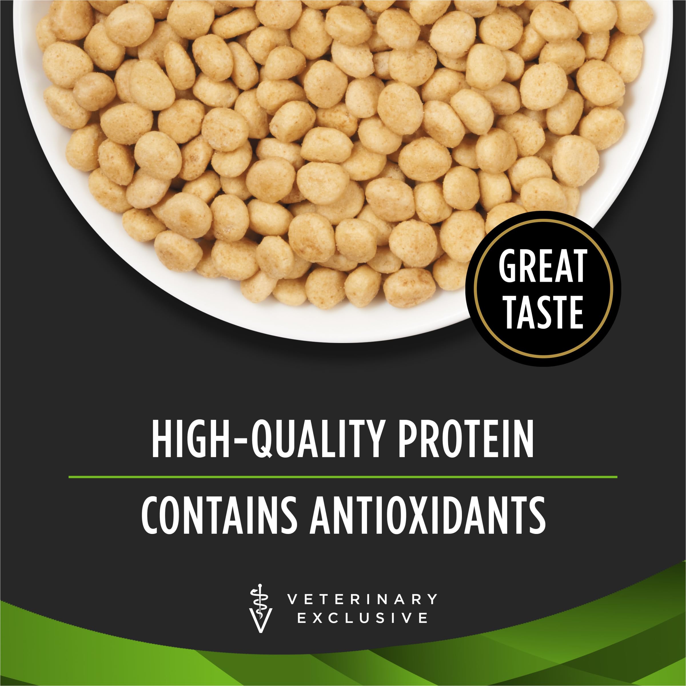 Purina Pro Plan Veterinary Diets HA hydrolyzed formula with antioxidants for immune support.