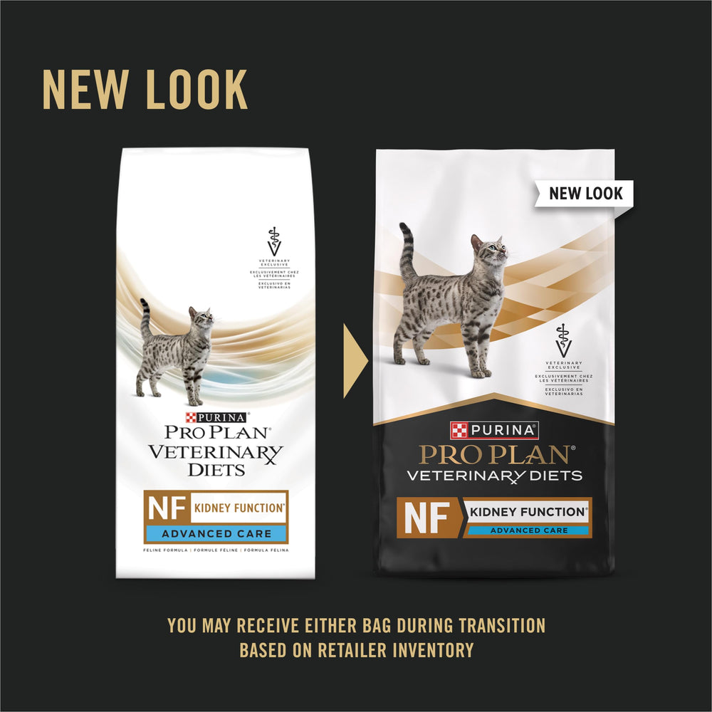 Purina Pro Plan Veterinary Diets NF Kidney Function kibble close-up highlights reduced protein