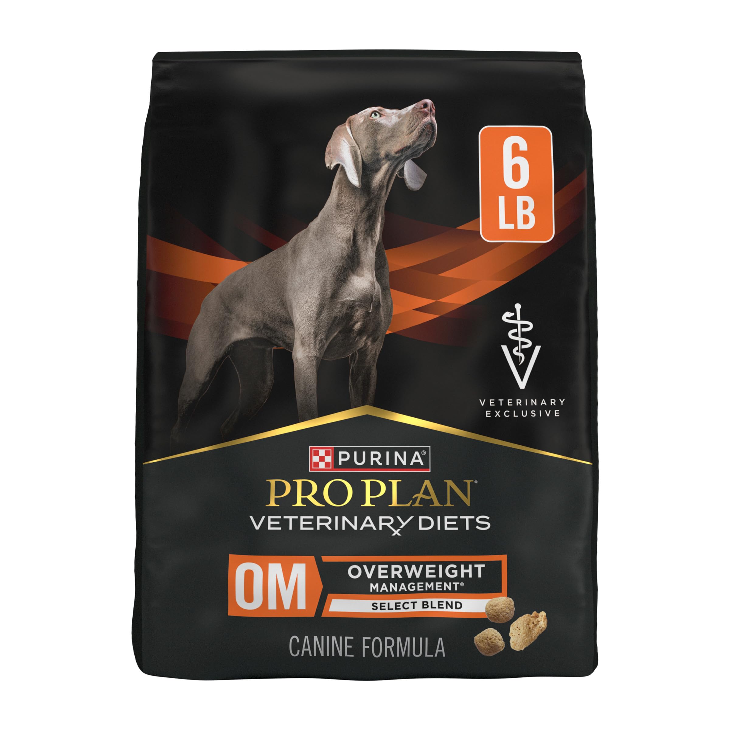 Purina Pro Plan OM Select Blend overweight management bag promotes weight goals