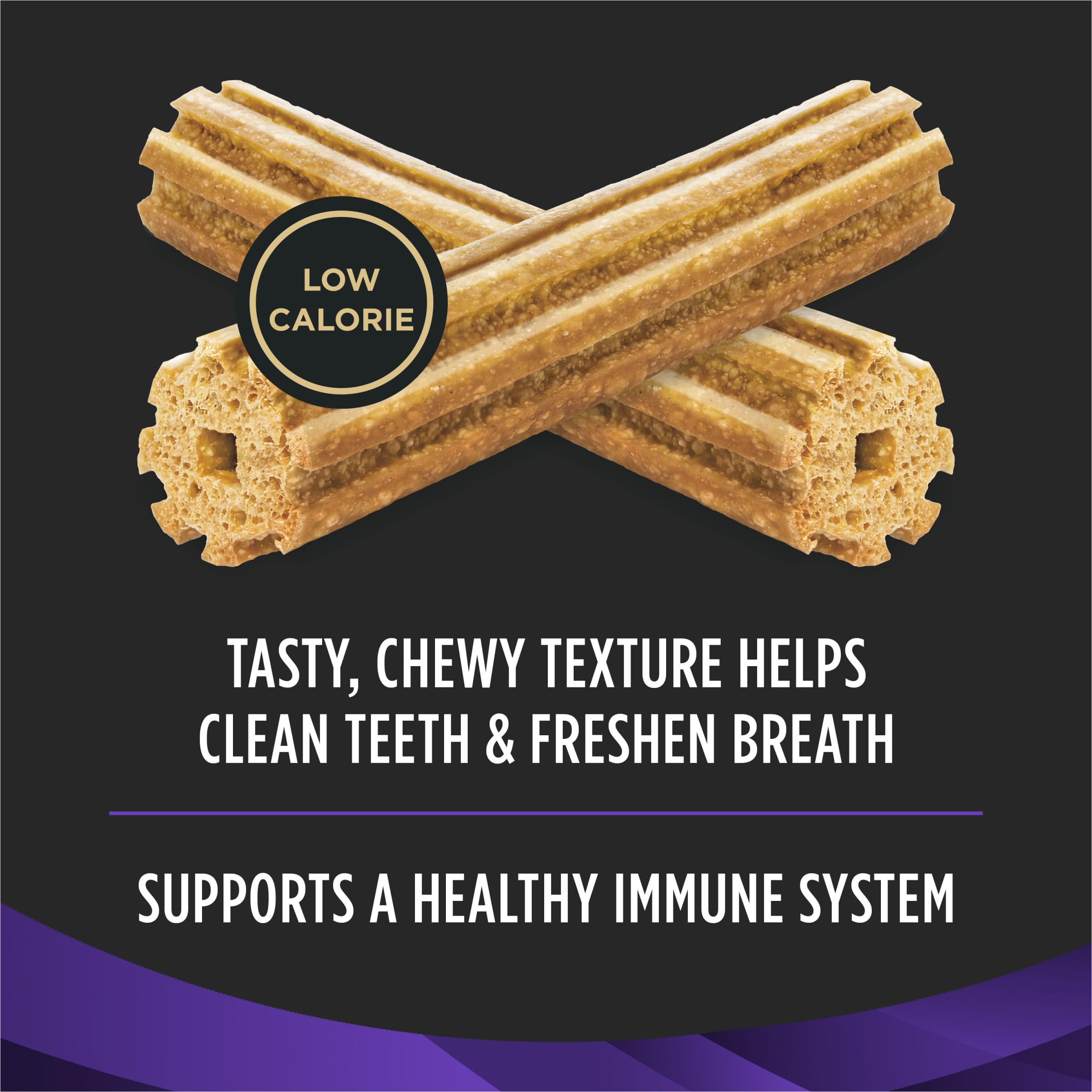 OraChews large-breed treats emphasizing chicken flavor and tartar control
