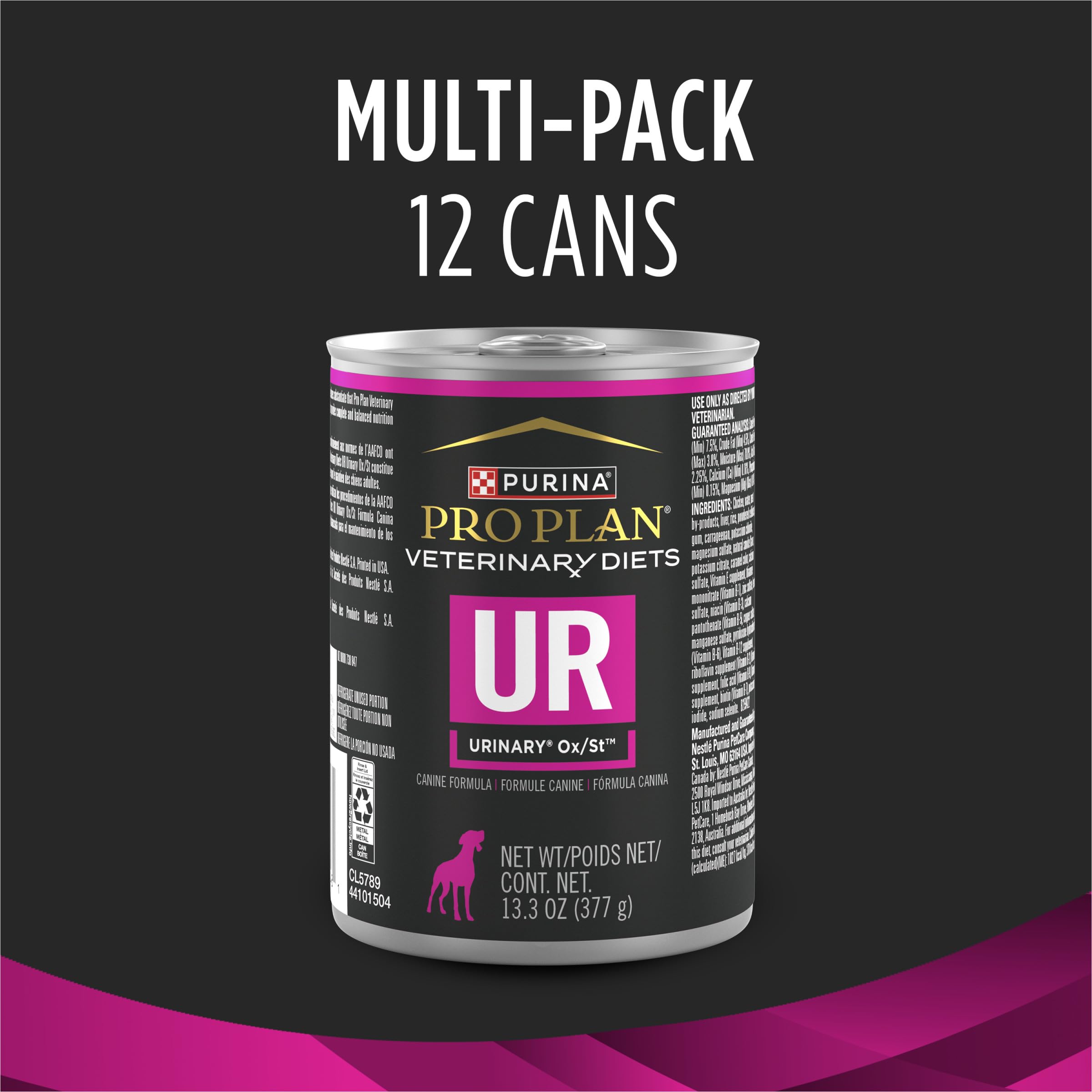 Purina Pro Plan Veterinary Diets UR Urinary Ox/St close-up of pate texture.