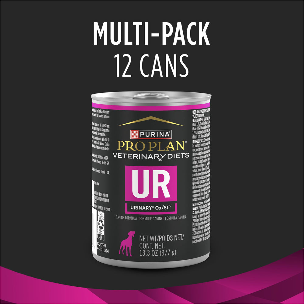 Purina Pro Plan Veterinary Diets UR Urinary Ox/St close-up of pate texture.