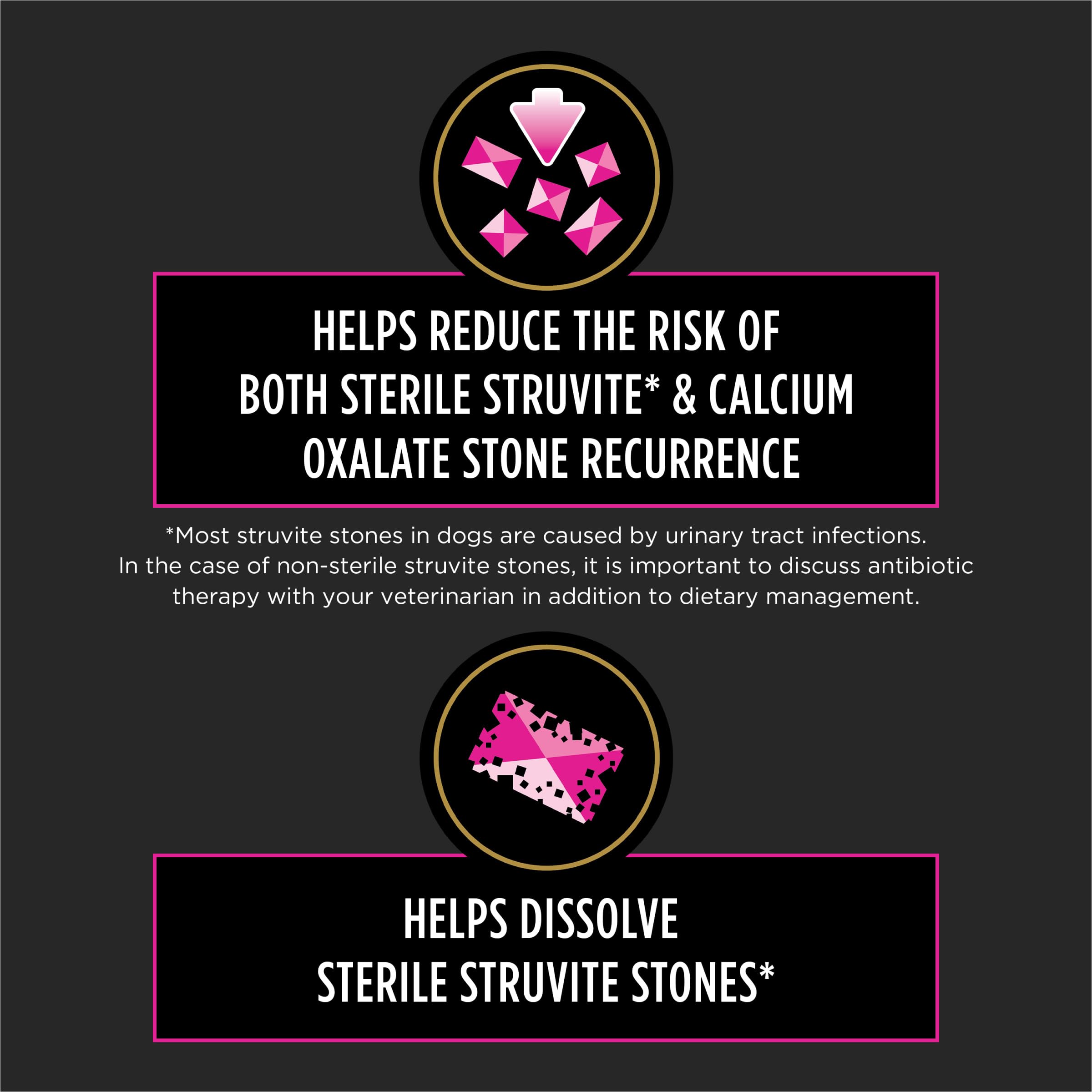 Purina Pro Plan Veterinary Diets UR Urinary Ox/St served in a bowl.