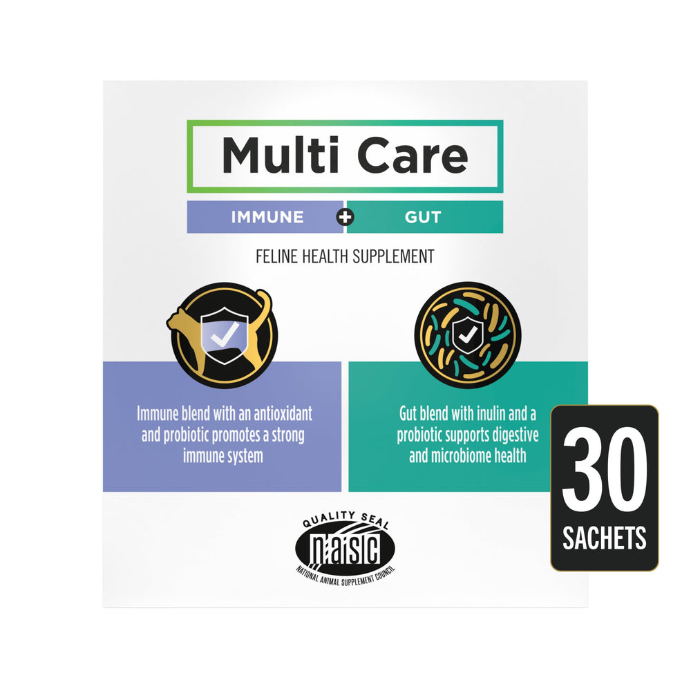 Purina Pro Plan Veterinary Multi Care powder supports digestive and immune health.