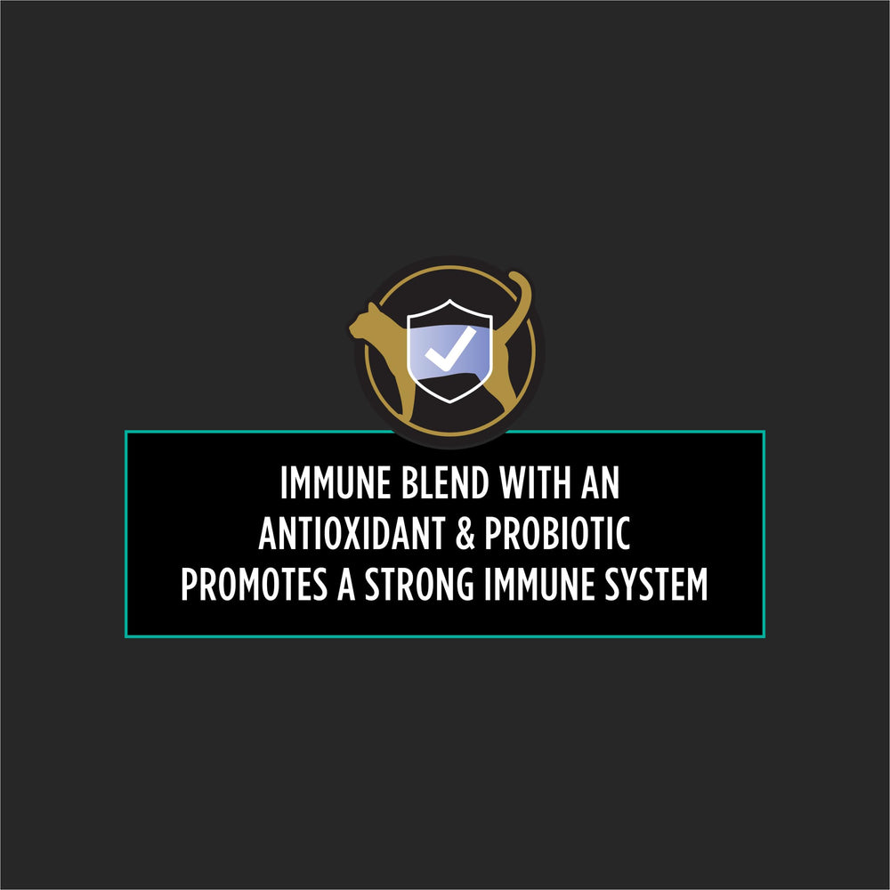 Powder dispensed into cat food from Purina Pro Plan Veterinary Multi Care.