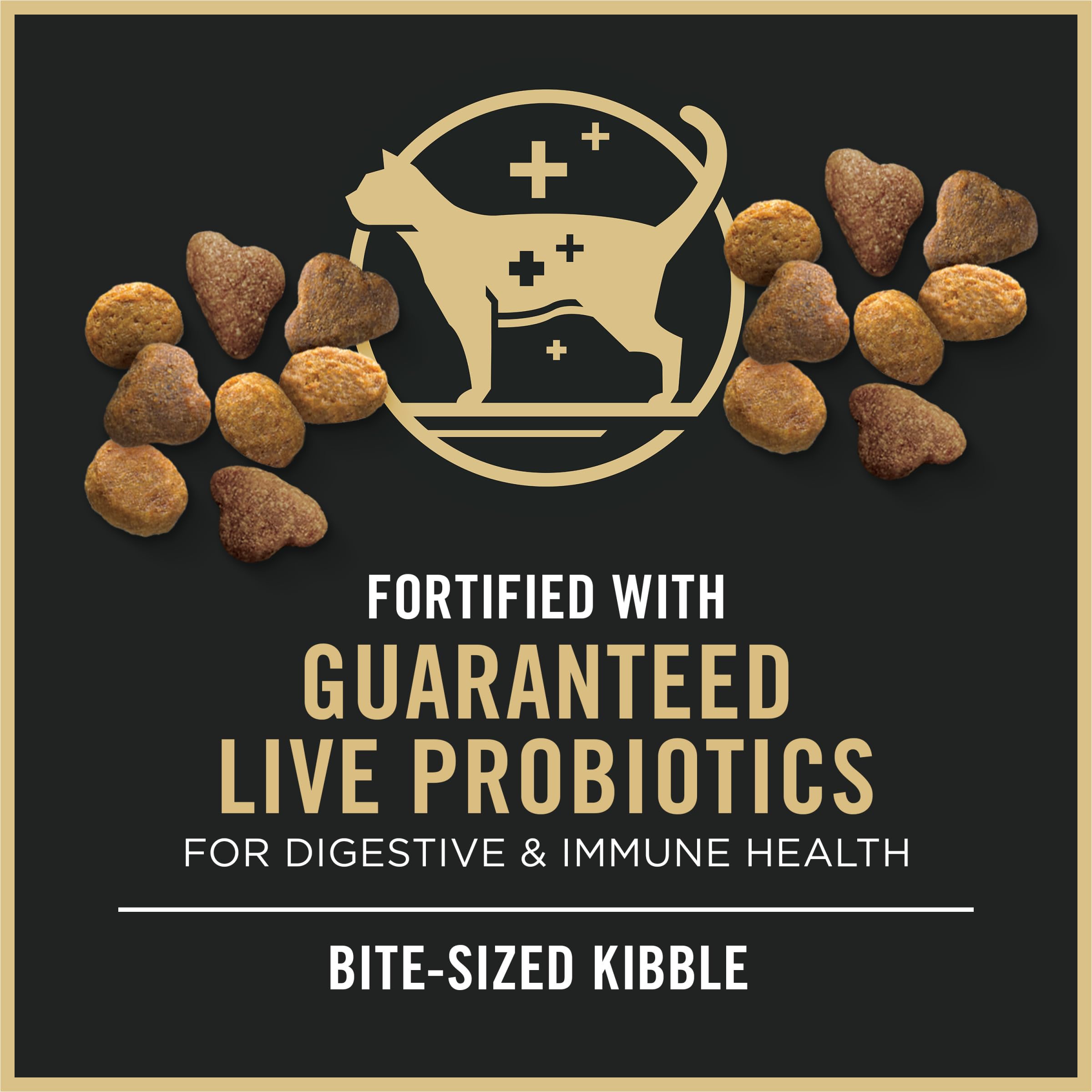 Purina Pro Plan vitamins taurine panel emphasizes essential nutrients.