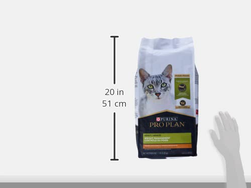 Purina Pro Plan Weight Management serving bowl indicating portion-controlled feeding