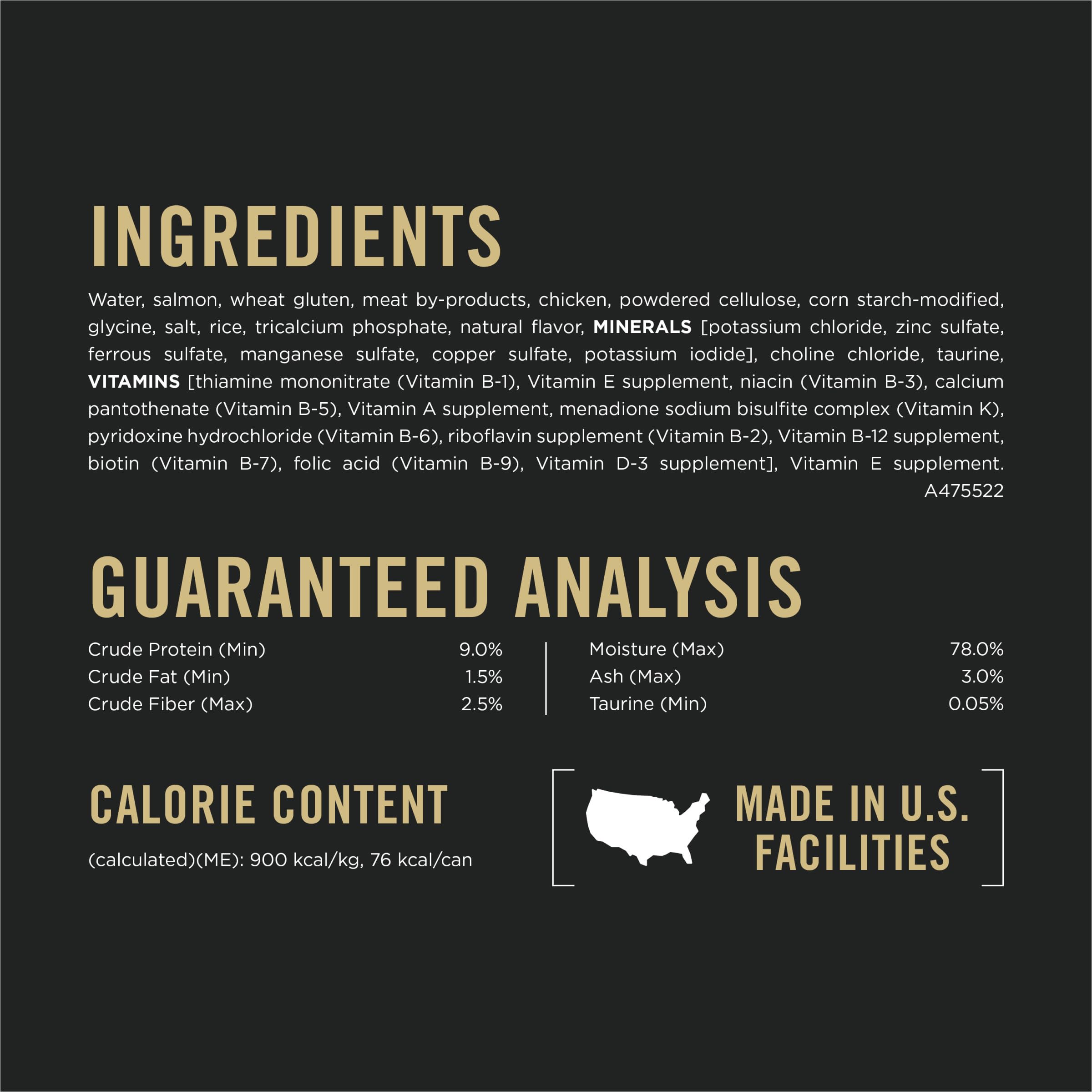 Purina Pro Plan wet cat food served in a sauce for moisture and flavor