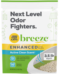 Purina Tidy Cats Breeze pellets in a multi-cat use scenario
