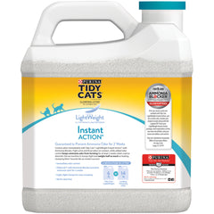 Purina Tidy Cats low dust formula reduces surface dust during scooping