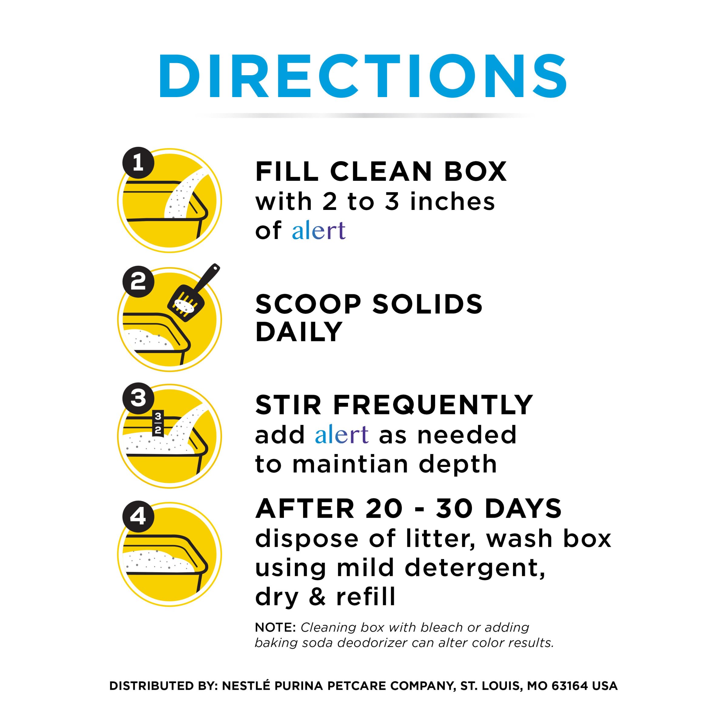  Lightweight Purina Tidy Cats Tidy Care Alert litter ideal for multi-cat households.