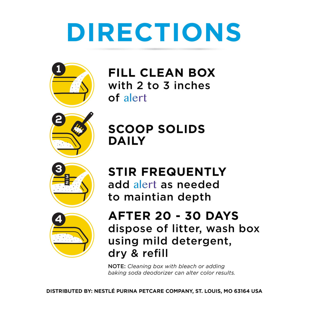  Lightweight Purina Tidy Cats Tidy Care Alert litter ideal for multi-cat households.