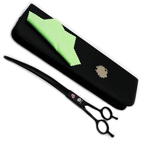 Purple Dragon 9-inch professional scissor supports efficient full-body grooming.