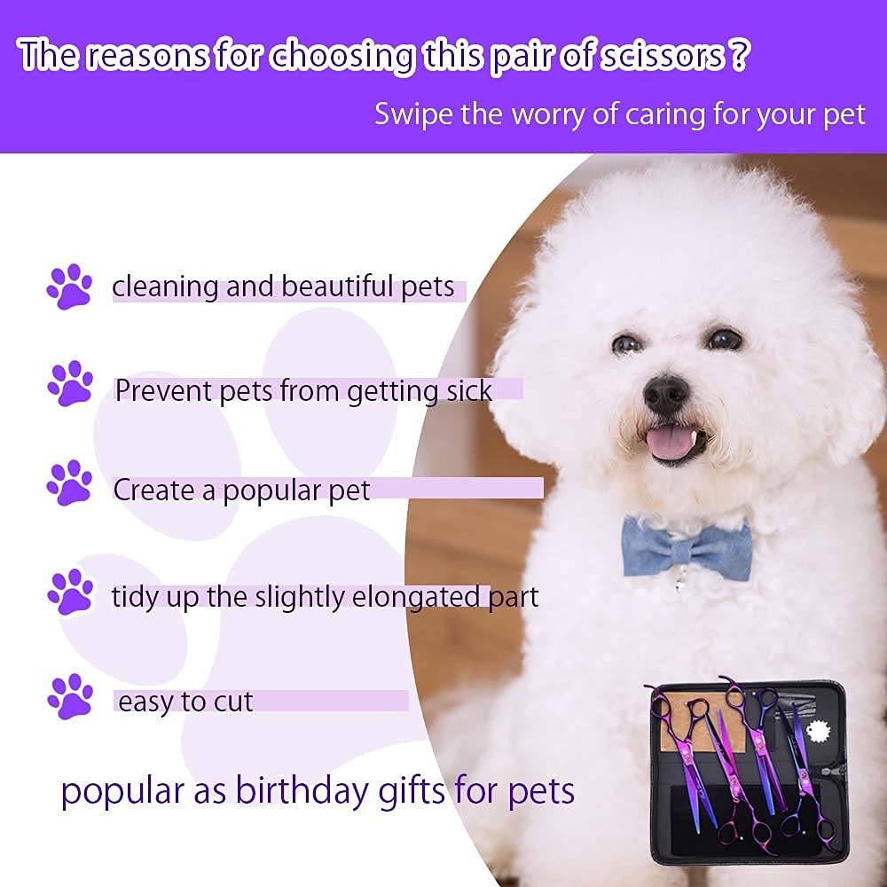 Purple Dragon cleaning cloth helps maintain blade sharpness after grooming.