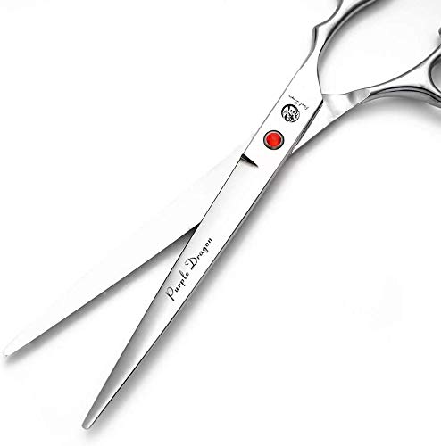 Purple Dragon hand-sharpened 440C steel blade closeup for durability