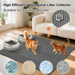 Purr Mates XL waterproof surface protects floors from spills