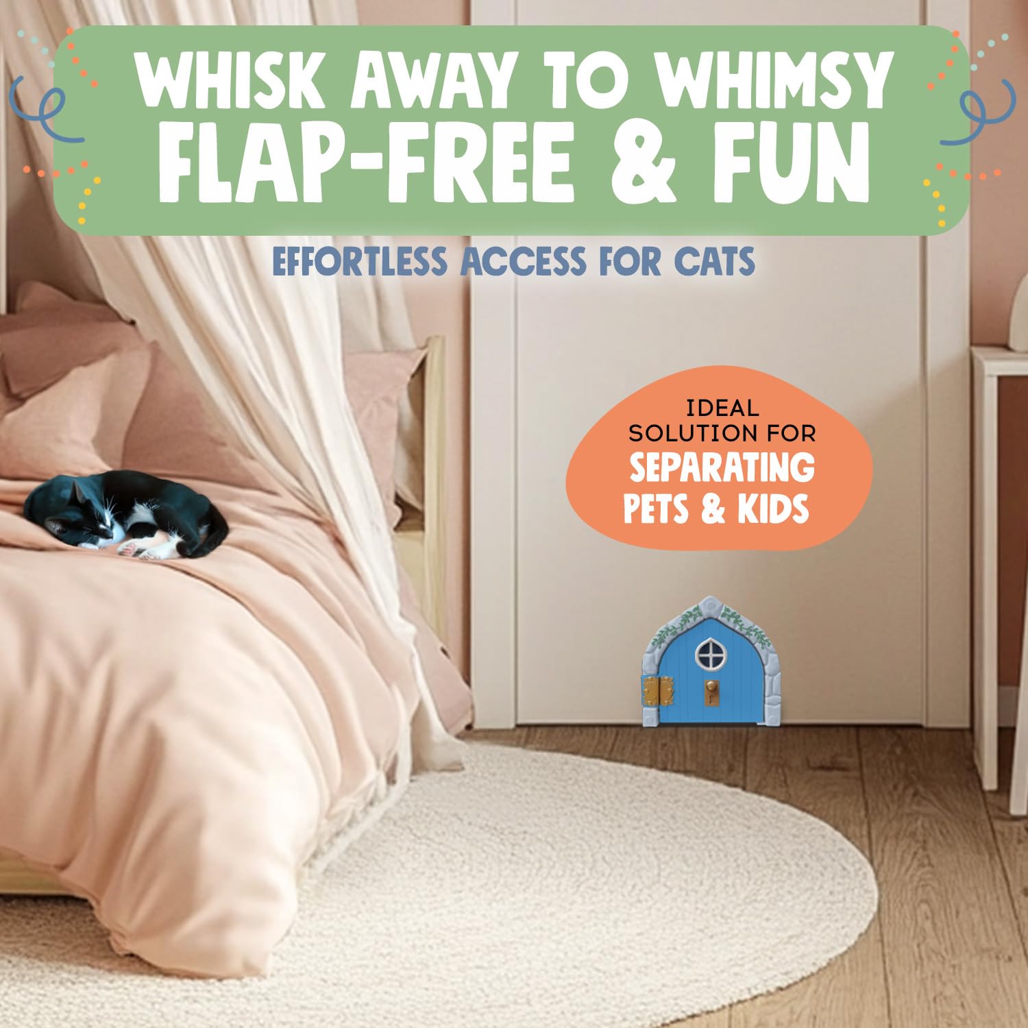 Purrfect Portal secure kitty retreat offers peace of mind and safe play.