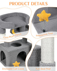 Sisal scratching posts protect furniture while satisfying natural scratching instincts.