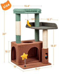 Purrlato cat condo enclosure offers private hideouts for cats.