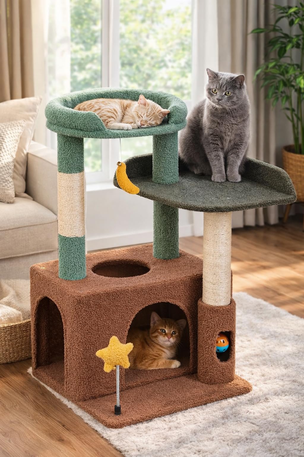 Purrlato easy-assembly kit with clear instructions and included hardware.