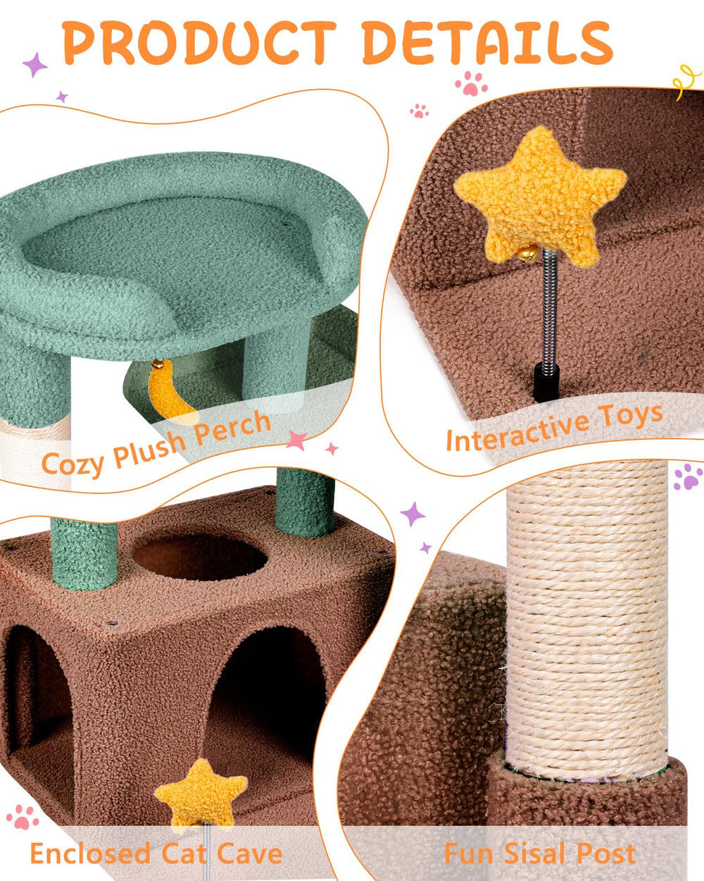 Purrlato sisal posts provide durable scratching and furniture protection.