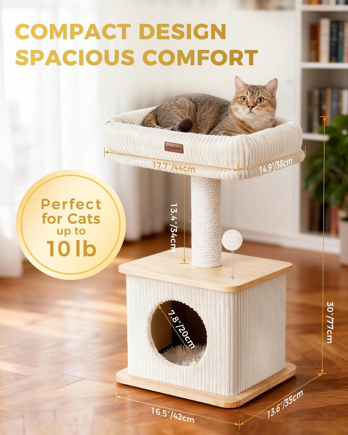 Purrlato sisal posts close-up show natural scratching texture and durability.