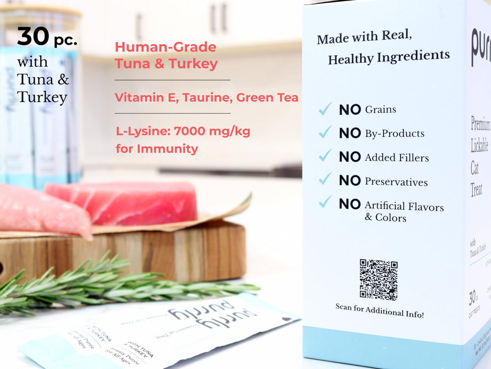 Purrly Low Calorie Cat Snack Portion ideal for portion control