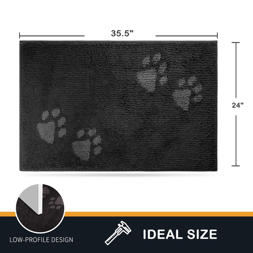 PURRUGS easy-clean rug with non-fade fabric after vacuuming.