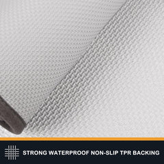PURRUGS non-slip backing keeps the mat securely in place