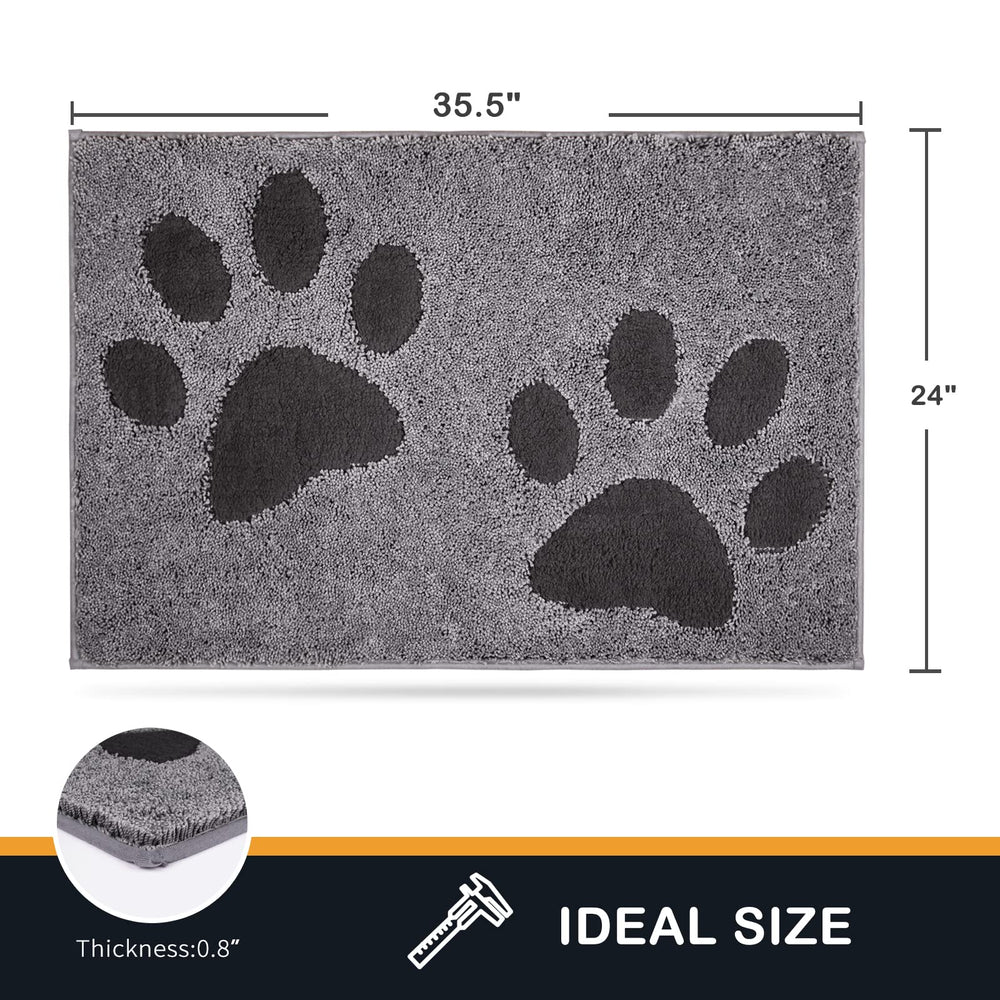 PURRUGS dirt trap mat machine washable for quick refreshes