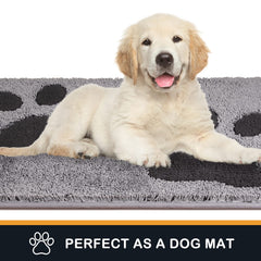 PURRUGS dirt trap mat moisture absorption helps keep entryways dry