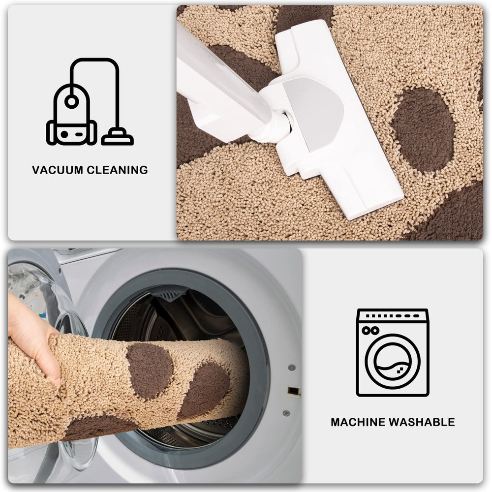 PURRUGS dirt trapping door mat entryway scene shows versatile placement in a busy home